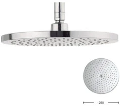 Crosswater Central Brass Round Chrome Shower Head -Shower Room M 2015 1 24 12 52 33 85