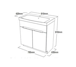Roper Rhodes Diverge 810mm High Freestanding Unit -Shower Room M 2015 3 17 7 12 26 537