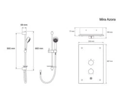 Mira Azora 9.8kW Electric Shower - 1.1634.011 10 Mira Azora 9.8kW Electric Shower - 1.1634.011 -Shower Room M 2015 3 31 11 27 42 476.1634.011 2 mn