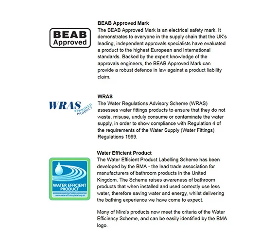 Mira Azora 9.8kW Electric Shower - 1.1634.011 8 Mira Azora 9.8kW Electric Shower - 1.1634.011 - Image 6