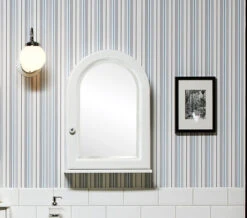 Miller Traditional 1903 Arched Framed White Cabinet 494 X 706mm -Shower Room M 2015 3 9 11 19 25 561