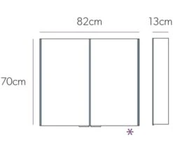 HIB Xenon Double Door 700mm High LED Illuminated Aluminium Cabinet 12 HIB Xenon Double Door 700mm High LED Illuminated Aluminium Cabinet -Shower Room M 2016 1 21 13 44 54 509