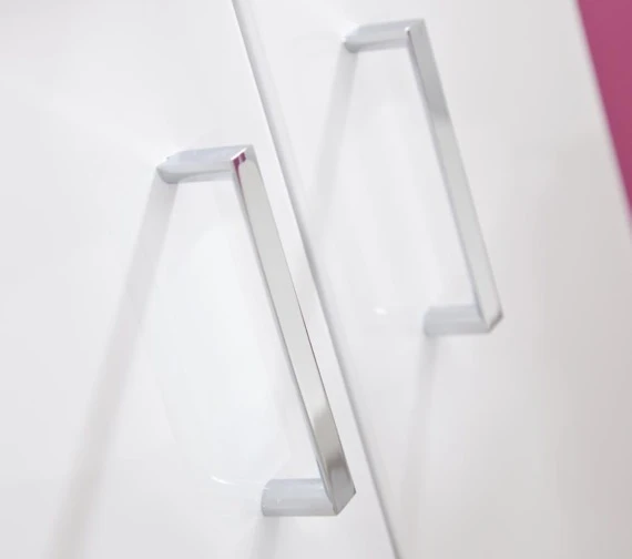 Nuie Mayford Floor Standing Gloss White Cabinet And Basin 7 Nuie Mayford Floor Standing Gloss White Cabinet And Basin - Image 5