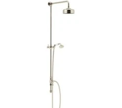 Heritage Fixed Chrome Rigid Riser With Shower Head And Handset Kit -Shower Room M 2016 6 14 10 48 59 189