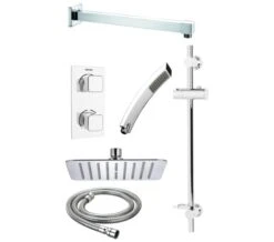 Bristan Cobalt Recessed Dual Control Chrome Shower Pack -Shower Room M 2016 8 26 8 20 27 894