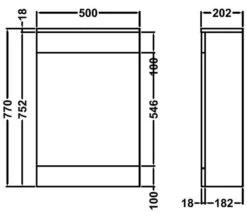 Nuie Mayford 500mm Gloss White Back-To-Wall WC Unit And Concealed Cistern 7 Nuie Mayford 500mm Gloss White Back-To-Wall WC Unit And Concealed Cistern -Shower Room M 2017 1 6 10 21 54 263