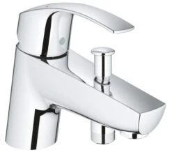 Grohe Eurosmart Single Lever Chrome Bath Shower Mixer Tap - 33412002