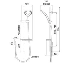 Methven Aio Aurajet Slide Rail Shower Kit Chrome 6 Methven Aio Aurajet Slide Rail Shower Kit Chrome -Shower Room M 2017 3 2 11 38 10 862