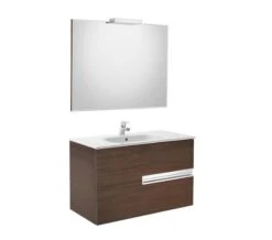 Roca Victoria-N Gloss White 800 X 565mm Vanity Unit Pack With Mirror And Spotlight -Shower Room M 2017 3 24 6 33 57 928