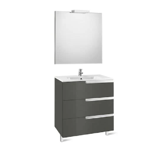 Roca Victoria-N 1000 X 740mm Vanity Unit Pack With Mirror And Spotlight 6 Roca Victoria-N 1000 X 740mm Vanity Unit Pack With Mirror And Spotlight - Image 4