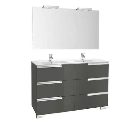 Roca Victoria-N 1200 X 740mm Vanity Unit Pack With Mirror And Spotlights 5 Roca Victoria-N 1200 X 740mm Vanity Unit Pack With Mirror And Spotlights - Image 3
