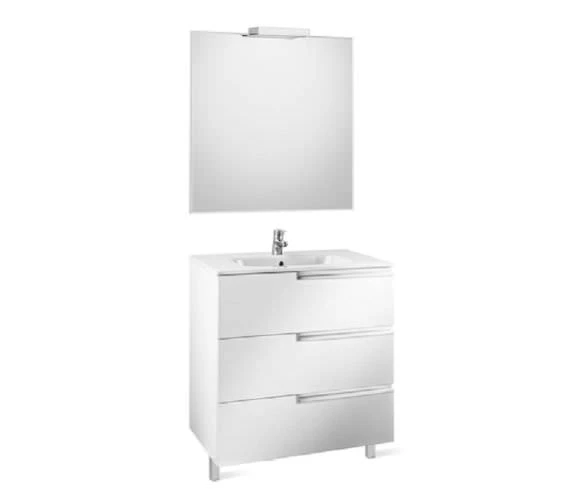 Roca Victoria-N 1000 X 740mm Vanity Unit Pack With Mirror And Spotlight 4 Roca Victoria-N 1000 X 740mm Vanity Unit Pack With Mirror And Spotlight - Image 2