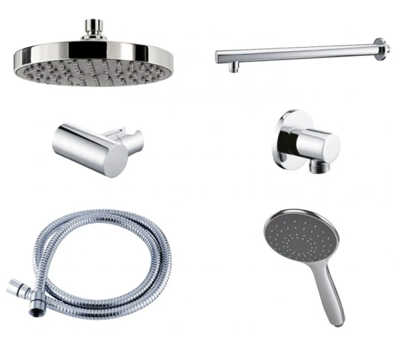 Triton Circular Dual Control Mixer Shower Combination Pack 1 - Chrome Finish 3 Triton Circular Dual Control Mixer Shower Combination Pack 1 - Chrome Finish