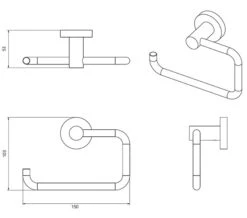 Miller Bond Toilet Roll Holder - 8710C -Shower Room M 2017 7 31 10 17 24 482