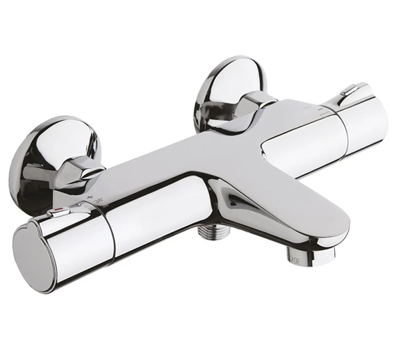 Crosswater Thermostatic Chrome Bath Shower Mixer Tap 3 Crosswater Thermostatic Chrome Bath Shower Mixer Tap