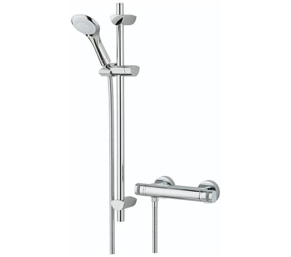 Bristan Artisan Chrome Thermostatic Bar Shower Valve With Handset 4 Bristan Artisan Chrome Thermostatic Bar Shower Valve With Handset - Image 2