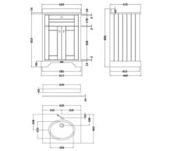 Hudson Reed Old London Floor Standing Vanity Unit And Basin With Marble Worktop -Shower Room M 2018 12 13 10 42 48 379