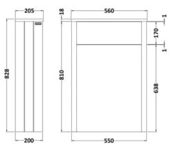 Hudson Reed Old London 550mm Back-To-Wall WC Unit -Shower Room M 2018 12 17 12 20 38 698