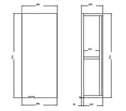 Hudson Reed Fusion 300 X 180mm Compact Wall-Hung Single Door Unit 13 Hudson Reed Fusion 300 X 180mm Compact Wall-Hung Single Door Unit -Shower Room M 2018 4 16 11 7 28 229