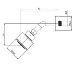 Crosswater Reflex Single Mode Showerhead With Arm 8 Crosswater Reflex Single Mode Showerhead With Arm -Shower Room M 2018 4 2 13 30 29 794