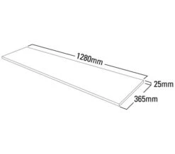 Roper Rhodes Hampton 1280mm Strata Solid Surface Worktop -Shower Room M 2018 5 26 7 22 12 620