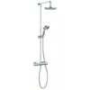 Crosswater Fusion Multifunction Chrome Thermostatic Shower Valve With Shower Kit -Shower Room M 2018 5 3 7 28 31 686