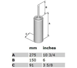 Smedbo Villa Freestanding Toilet Brush 8 Smedbo Villa Freestanding Toilet Brush -Shower Room M 2018 5 30 11 6 13 213