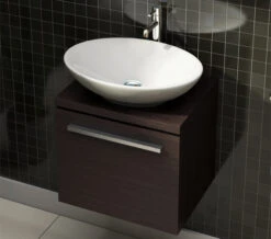 IMEX Bloque Wall Hung Single Drawer Unit And 470mm Worktop