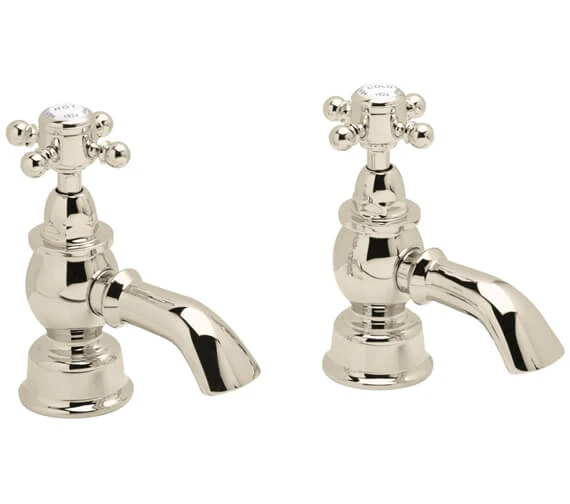 Heritage Hartlebury Pair Of Chrome Bath Pillar Taps 6 Heritage Hartlebury Pair Of Chrome Bath Pillar Taps - Image 4
