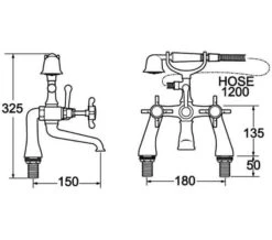 Deva Coronation Pillar Mounted Bath Shower Mixer Tap -Shower Room M 2018 6 26 12 35 31 723
