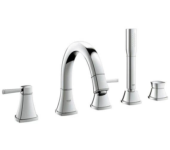 Grohe Grandera Deck Mounted 5 Hole Bath Shower Combination 3 Grohe Grandera Deck Mounted 5 Hole Bath Shower Combination