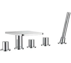 Flova Annecy Diamond Chrome Finish Bath Shower Mixer Tap With Handset And Hose -Shower Room M 2018 6 27 6 50 57 379