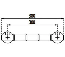 Croydex Grab N Grip Straight Chrome Grab Bar -Shower Room M 2018 7 12 10 17 18 120