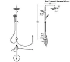 Ideal Standard Idealrain Chrome Dual Shower Kit For Built-In Shower Mixers -Shower Room M 2018 7 30 10 18 47 960