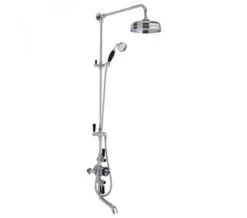 Hudson Reed Topaz Triple Exposed Mixer Shower Valve With Rigid Riser -Shower Room M 2018 8 8 7 27 47 659