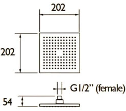Bristan Abs Fixed Chrome Shower Head -Shower Room M 2018 9 26 8 4 56 465