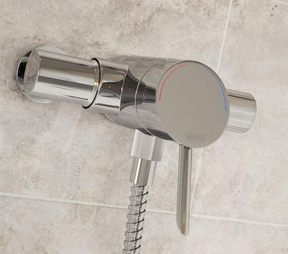 Bristan Acute Thermostatic Surface Mounted Shower Valve With Adjustable Riser Rail 7 Bristan Acute Thermostatic Surface Mounted Shower Valve With Adjustable Riser Rail - Image 5