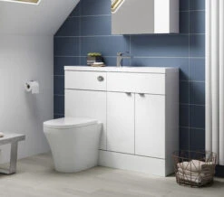 Hudson Reed Fusion 1200mm Compact Furniture Pack - Vanity And WC Unit With Basin