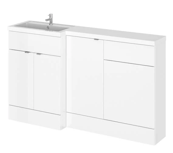 Hudson Reed Fusion 1500mm Furniture Pack - Vanity Unit-Base Unit-WC Unit With Basin 3 Hudson Reed Fusion 1500mm Furniture Pack - Vanity Unit-Base Unit-WC Unit With Basin
