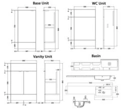 Hudson Reed Fusion 1500mm Furniture Pack - Vanity Unit-Base Unit-WC Unit With Basin 7 Hudson Reed Fusion 1500mm Furniture Pack - Vanity Unit-Base Unit-WC Unit With Basin -Shower Room M 2019 1 30 14 16 22 312