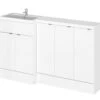 Hudson Reed Fusion 1500mm Full Depth Furniture Pack - Vanity With 3 Base Unit And Basin