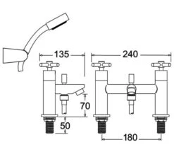 Deva Motif Deck Mounted Chrome Bath Shower Mixer Tap - Mot106 -Shower Room M 2019 10 14 8 47 27 459
