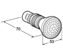 Deva 2 Inch Chrome Brass Head Shower With Swivel Joint -Shower Room M 2019 10 23 8 10 45 735