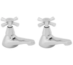 Deva Milan Pair Of Chrome Bath Taps -Shower Room M 2019 10 4 8 9 21 854