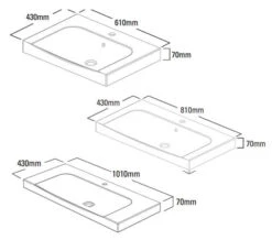 Roper Rhodes Diverge 810mm High Freestanding Unit -Shower Room M 2019 12 14 6 8 12 412