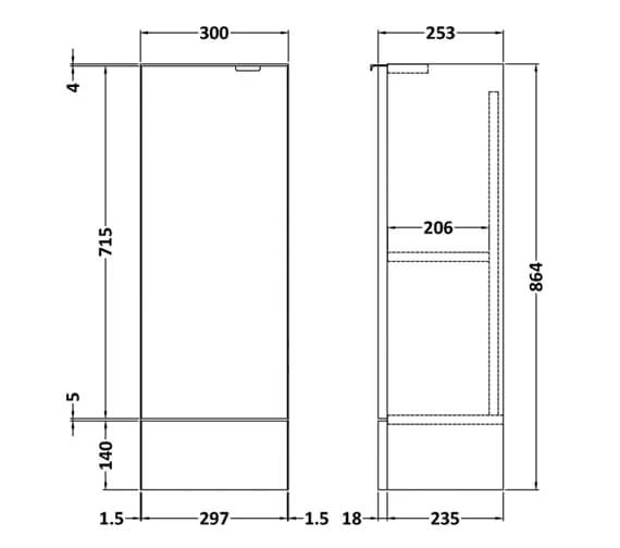 Hudson Reed Fusion 300 X 255mm Compact Base Unit 4 Hudson Reed Fusion 300 X 255mm Compact Base Unit - Image 2