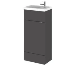 Hudson Reed Fusion 400mm Floor-Standing Slimline Vanity Unit And Basin -Shower Room M 2019 2 5 12 40 52 882
