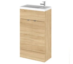 Hudson Reed Fusion 500mm Floor-Standing Slimline Vanity Unit And Basin -Shower Room M 2019 2 5 13 0 2 137
