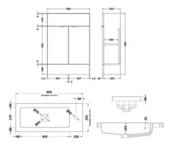 Hudson Reed Fusion 600mm Floor-Standing Slimline Vanity Unit And Basin -Shower Room M 2019 2 5 13 50 39 707