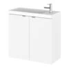 Hudson Reed Fusion 600mm Wall Hung 2 Door Slimline Vanity Unit And Basin -Shower Room M 2019 2 6 13 49 3 40